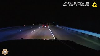 Dashcam Suspect leads deputies on highspeed chase in Georgia [upl. by Linda]