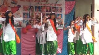 jalwa Tera Jalwa Jslwa Hindustan Ki Kasam College Girls Students Group Dance Super Porformesn [upl. by Dymphia]