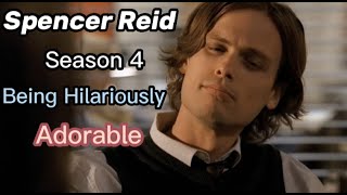 Spencer Reid Season 4 Being Hilariously Adorable  Criminal Minds [upl. by Atnwahs]