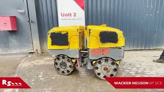 WACKER NEUSON RT SC3  TRENCH ROLLER  RS MACHINERY HIRE AND SALE [upl. by Fitzger]