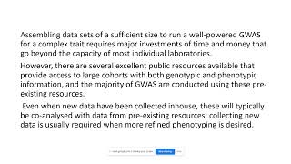 GenomeWide Association StudiesGWAS [upl. by Duggan]