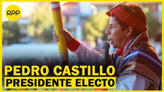 🔴 Pedro Castillo es proclamado presidente electo del Perú por el JNE  Elecciones 2021 [upl. by Auhoj]