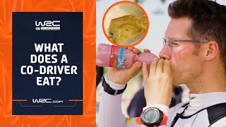 What Does a WRC CoDriver Eat [upl. by Helen]