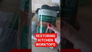 Restoring our Oak worktop  full video coming 14th Jan [upl. by Gittle]