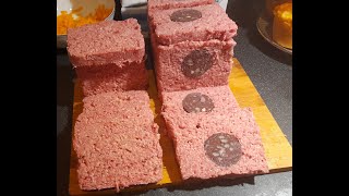 HOW TO MAKE SCOTTISH LORNE SAUSAGE WITH OR WITHOUT BLACK PUDDING [upl. by Sofer703]