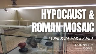 Hypocaust amp Roman Mosaic  Hypocaust  Verulamium Park  St Albans  London  England [upl. by Ellecrad]