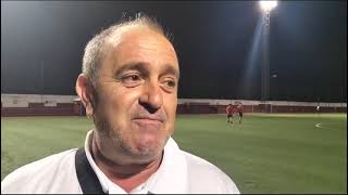 La opinión de Manolo Moreno entrenador UD Agaete tras el encuentro con el CD Guiniguada [upl. by Alludba]