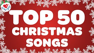 Top 50 Popular Christmas Songs and Carols with Lyrics Playlist 🎅 Merry Christmas 2024 Music🎄 [upl. by Maddie883]