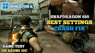 Winlator 61  RESIDENT EVIL 5  Snapdragon 680 [upl. by Augusto309]