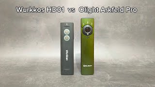 Comparison Wurkkos HD01 vs Olight Arkfeld Pro [upl. by Mandell]