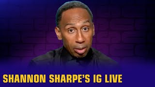 Reacting to Shannon Sharpes IG live [upl. by Golliner]