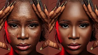 HighEnd Skin Retouching Beginner Photoshop Tutorial  Frequency Separation [upl. by Hillegass393]