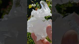 Water Clear Quartz Crystal Points crystals gems mining rocks minerals gemstones [upl. by Mcferren49]