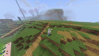 clearing out the abandoned village in minecraft [upl. by Ahsoyek]