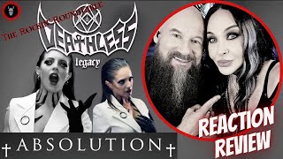 Metal couple REACTS and REVIEWS  DEATHLESS LEGACY  Absolution Official Video [upl. by Aij]