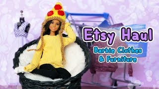 Barbie Etsy Haul Clothes Furniture amp More 2 [upl. by Conti]