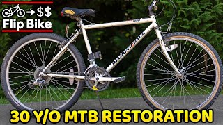 90s Mountain Bike gets Transformed for Profit Flip Bike EP1 [upl. by Acino143]