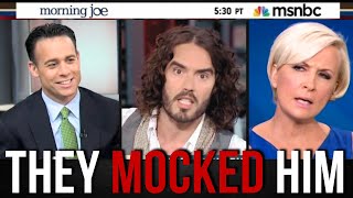 The Moment MSNBC Changed EVERYTHING For Russell Brand [upl. by Emarie]