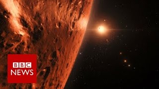 Astronomers discover 7 Earthsized planets  BBC News [upl. by Suissac]