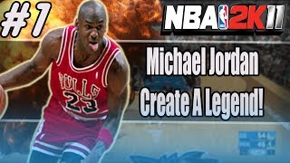 NBA 2K11  MICHAEL JORDAN CREATE A LEGEND 1  PICK MY TEAM [upl. by Ativla534]