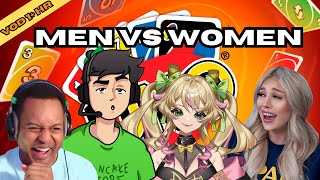 MEN VS WOMEN UNO w Nogla Maaz BonsaiBroz amp Emerome [upl. by Remo927]