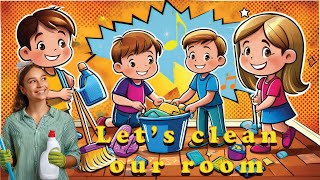 Clean up clean up  English song for kids  Nursery rhyme [upl. by Arvin]