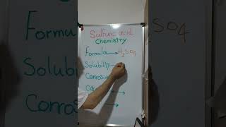 Sulfuric acid common informationsulfuricacid chemistrynotes [upl. by Tabbitha]