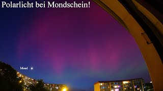 Starkes Nordlicht über Deutschland am 11052024 von 23  04 Uhr [upl. by Clemence]