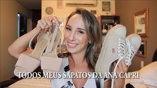 TODOS MEUS SAPATOS DA ANA CAPRI [upl. by Novahc43]