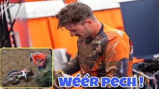 Jeffrey Herlings crash  Jeffrey Herlings moet GP van Nederland missen na val en sleutelbeenbreuk [upl. by Boutis921]