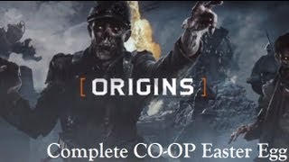 Origins Easter Egg Complete Walkthrough 2 player coop [upl. by Wenoa]