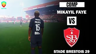 Mikayil Faye vs Brest [upl. by Nylorac]