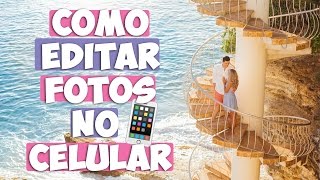 COMO EDITAR FOTOS NO CELULAR COM APPS GRATUITOS  Lorrayne Mavromatis [upl. by Mischa]