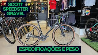 Scott Speedster 30 Gravel  Configuração e peso [upl. by Rame736]