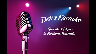 Über den Wolken  Reinhard Mey  Karaoke [upl. by Abita]