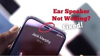 Ear speaker on iPhone not working – Earpiece Fixed Here [upl. by Jacie153]