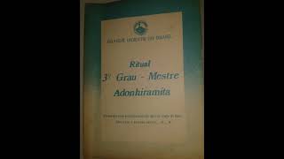 Lendo Ritual Mestre Maçom  Rito Adonhiramita [upl. by Saloma]