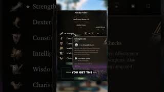 Ability Scores Explained In Baldurs Gate 3 [upl. by Oiramel]