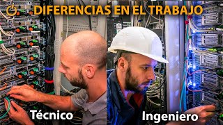 Diferencia entre Técnico de redes de sistemas Vs Ingeniero de Telecomunicaciones [upl. by Asaph80]