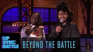 Beyond the Battle with Lupita Nyongo and Regina Hall  Lip Sync Battle [upl. by Eekorehc]