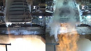 SLS RS25 Engine Test 28 February 2019 [upl. by Neelie]