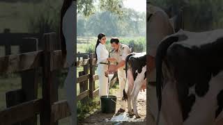 When Salman Khan And Katrina gets milk from Cows Narendra modi in farming ai funny funnyclip [upl. by Attelrak]