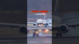 Ryanair Landings aviation landing trending shorts [upl. by Valeda235]