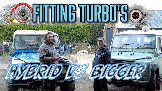 Fitting Turbos 200tdi Hybrid and Max speeding rods T28 [upl. by Aiki886]