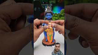 Ganpati ji making with clay 🔱🚩shiv ji and Ganesh ji 🌸 Har Har Mahadev shorts short art [upl. by Ocram]