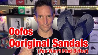 Oofos Ooriginal Flip FlopsSandals Review  More Comfortable Than Anything vs Crocs Mellow Olukai [upl. by Moorefield]