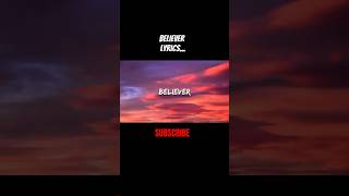 Believer lyrics song shorts music imaginedragons song minecraft mcfunk songlyrics rap [upl. by Amitaf696]