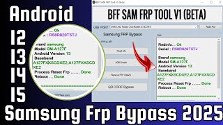 Samsung FRP Bypass  New Method  Android 121314 FRP Bypass One Click  Google Account Remove Free [upl. by Cadman]