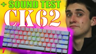 Motospeed CK62 Keyboard Review  Sound Test  WHY Would You Buy This Outemu Red Switch Test [upl. by Ammamaria]