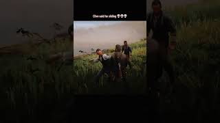 Aint know clive was sharp like that 😂😂 rdrfunny rdr2brutalfunnymements gaming funnyshorts fyp [upl. by Halet304]